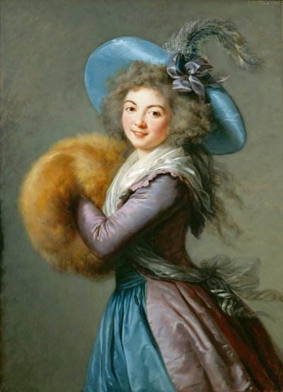 Madame Molé-Raymondin muotokuva, 1786. tekijältä Elisabeth Louise Vigee Lebrun