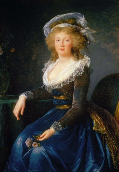 Muotokuva Maria Teresasta Napolista ja Sisiliasta 1772-1807, n. 1790. tekijältä Elisabeth Louise Vigee Lebrun