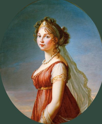 Muotokuva Preussin kuningatar Louisesta 1776-1810, 1802. tekijältä Elisabeth Louise Vigee Lebrun