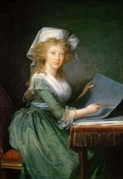 Napolin ja Sisilian prinsessa Luisa Maria 1773-1802, n. 1790. tekijältä Elisabeth Louise Vigee Lebrun