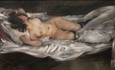 Makaava nainen alasti tekijältä Lovis (1858 1925) Corinth