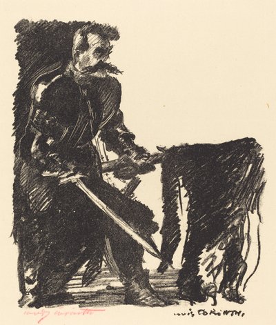 Banner Bearer (normaali kantaja) tekijältä Lovis Corinth