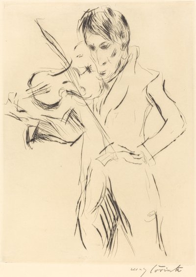 Andreas Weissgaerberin muotokuva, 1919. tekijältä Lovis Corinth