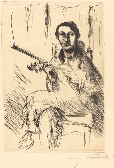Andreas Weissgaerberin muotokuva, 1919. tekijältä Lovis Corinth