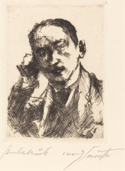 Muotokuva K.S. KS:n muotokuva, 1920. tekijältä Lovis Corinth