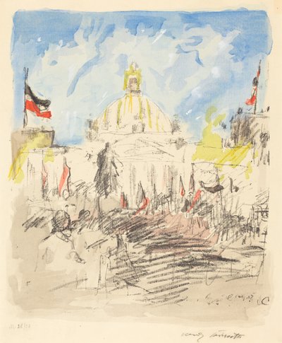 Bismarckfeier (Bismarckin juhla) tekijältä Lovis Corinth