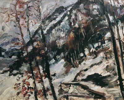 Walchenseen Herzogstand lumessa tekijältä Lovis Corinth