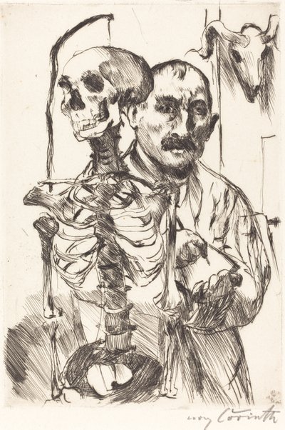 Taiteilija ja kuolema II tekijältä Lovis Corinth