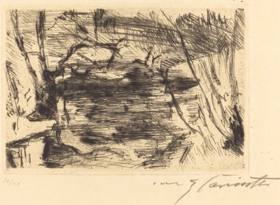 Der Neue See The New Lake, 19201921. tekijältä Lovis Corinth
