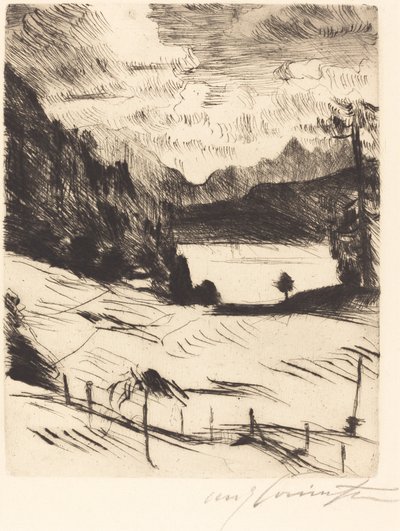 Der Walchensee (The Walchensee) tekijältä Lovis Corinth