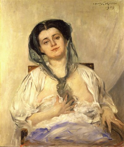Raskaana oleva nainen tekijältä Lovis Corinth