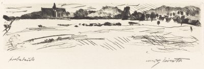 Maisema dyynien kanssa tekijältä Lovis Corinth