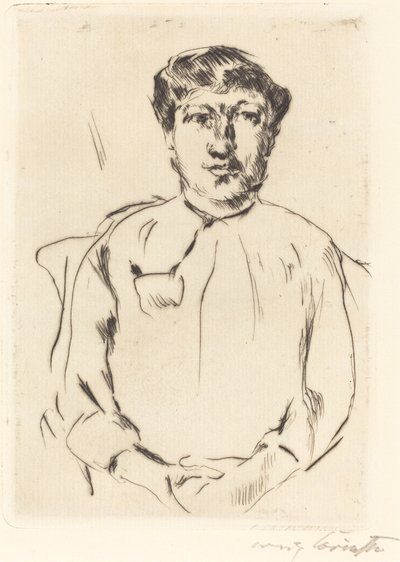 Frauenbildnis (Naisen muotokuva) tekijältä Lovis Corinth