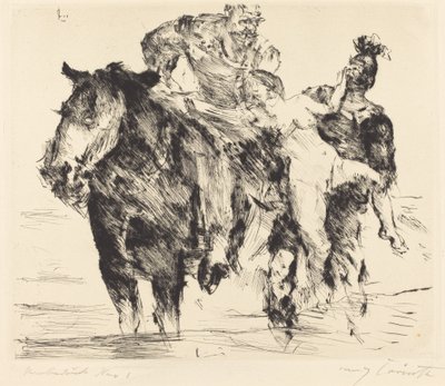 nainen ryöstö (raiskaus) tekijältä Lovis Corinth