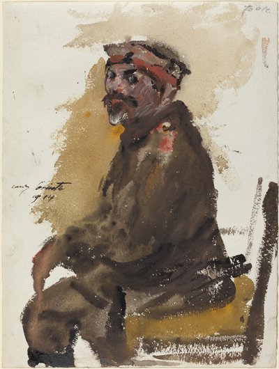 Hermann Struck univormussa tekijältä Lovis Corinth