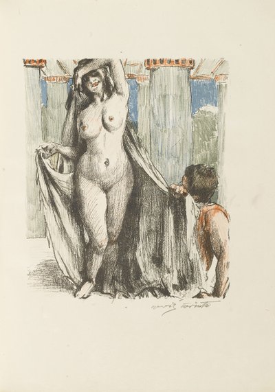 Kuvitus Laulujen lauluun, 1911 tekijältä Lovis Corinth