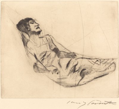 In the Hammock II In the Hammock II, 1920. tekijältä Lovis Corinth