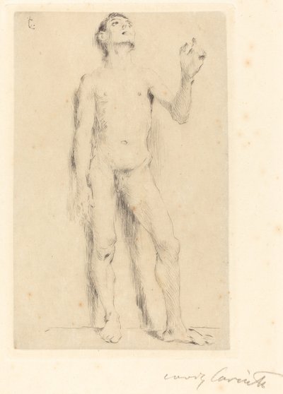 Alaston nuori mies, 1905. tekijältä Lovis Corinth