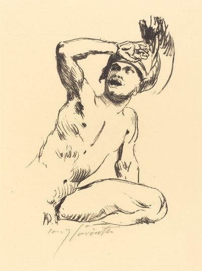 Polvistuva soturi I tekijältä Lovis Corinth