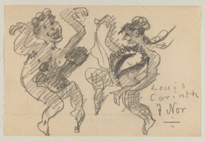 Lovis Corinth ja Carl Strathmann tekijältä Lovis Corinth