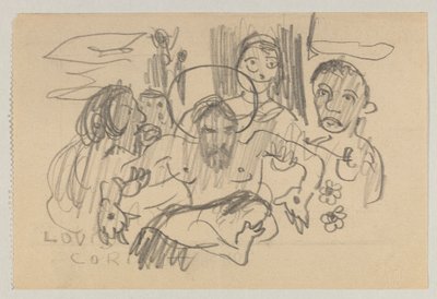 Lovis Corinth ja Carl Strathmann tekijältä Lovis Corinth