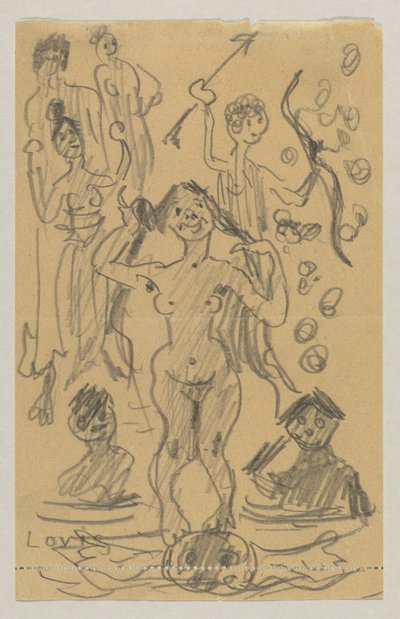 Lovis Corinth ja Carl Strathmann tekijältä Lovis Corinth