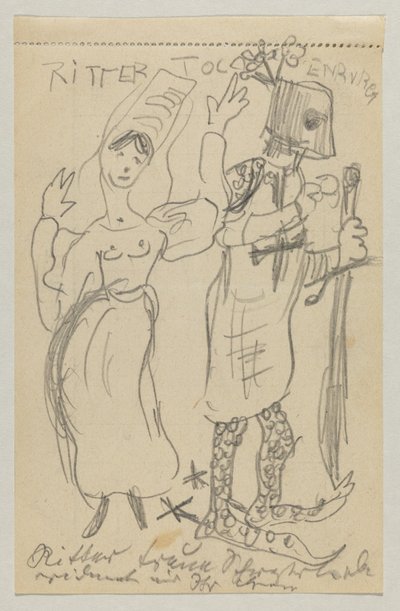 Lovis Corinth ja Carl Strathmann tekijältä Lovis Corinth