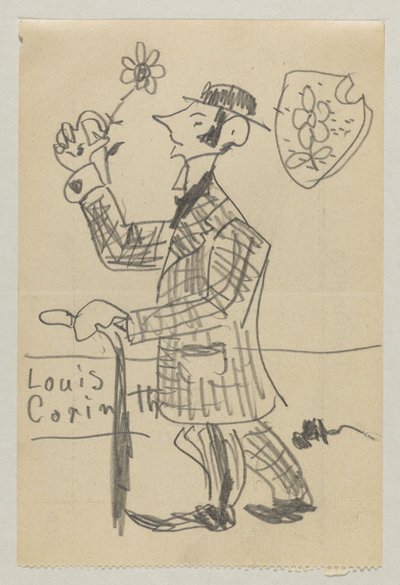 Lovis Corinth ja Carl Strathmann tekijältä Lovis Corinth