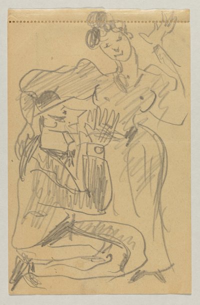 Lovis Corinth ja Carl Strathmann tekijältä Lovis Corinth