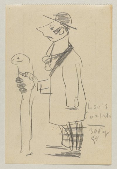 Lovis Corinth ja Carl Strathmann tekijältä Lovis Corinth