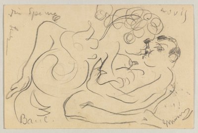 Lovis Corinth Carl Strathmannille: postikortti, postileima 25. maaliskuuta 1908 tekijältä Lovis Corinth