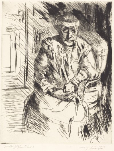 Ma Belle Mere anoppi, 1919. tekijältä Lovis Corinth