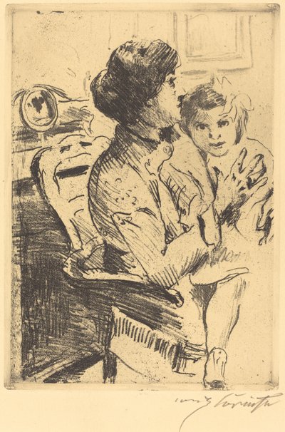 Äiti ja lapsi Äiti ja lapsi, 1911. tekijältä Lovis Corinth