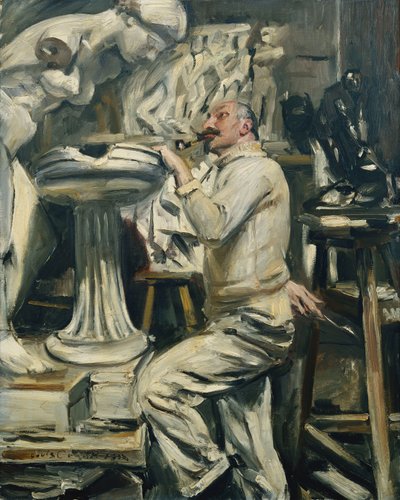 Kuvanveistäjä Nikolaus Friedrichsin muotokuva; Kuvanveistäjä Nikolaus Friedrichsin muotokuva, 1912 tekijältä Lovis Corinth