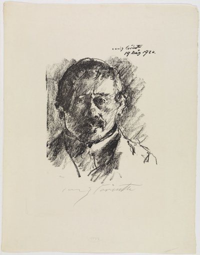 Omakuva, 19. maaliskuuta 1920 tekijältä Lovis Corinth