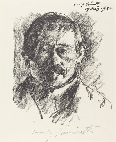 Omakuva, 1920. tekijältä Lovis Corinth
