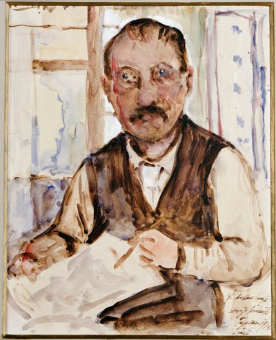 Omakuva, 1918 tekijältä Lovis Corinth