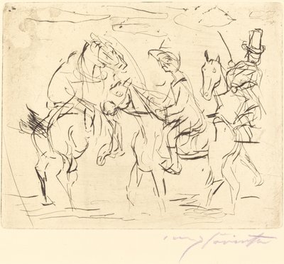 Sunnuntain ratsastajat tekijältä Lovis Corinth