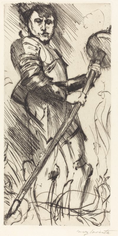 St. Georg (Saint George) tekijältä Lovis Corinth