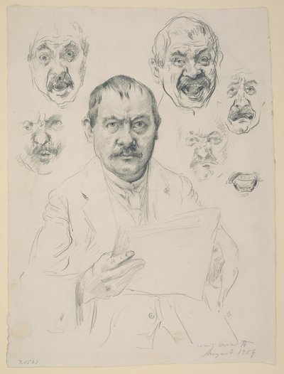 Tutkielmia omakuvaa varten tekijältä Lovis Corinth