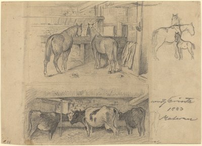Navetta, 1883. tekijältä Lovis Corinth