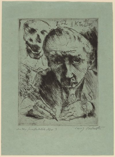 Kuolema ja taiteilija tekijältä Lovis Corinth