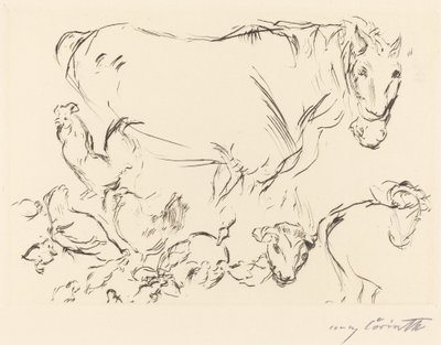 Erilaisia ​​eläintutkimuksia tekijältä Lovis Corinth