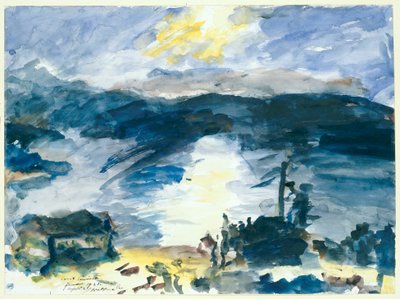 Walchenseelandschaft tekijältä Lovis Corinth