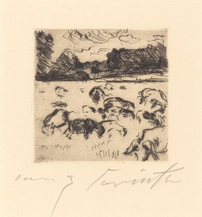 Laidunlampaat, 1916. tekijältä Lovis Corinth