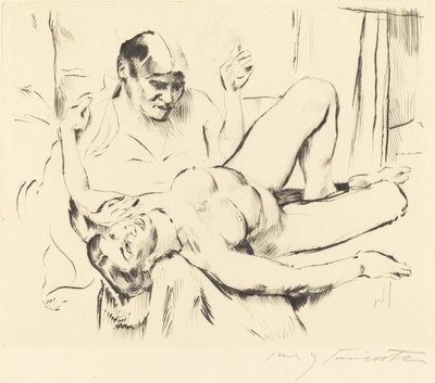 Ennustusennustus, 1914. tekijältä Lovis Corinth