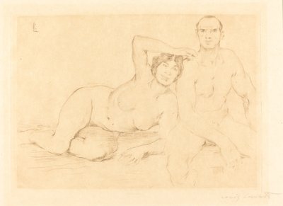 Two People Two Alaston, 1908. tekijältä Lovis Corinth