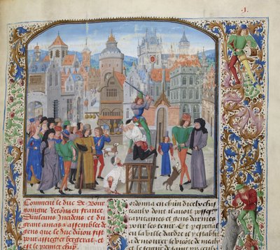 Fronsacin varakreivi Guillaume Sanche IV de Pommiersin teloitus Bordeaux