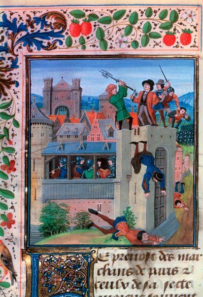 Etienne Marcelin murha, 1358, 1400-luvun puoliväli tekijältä Loyset Liedet