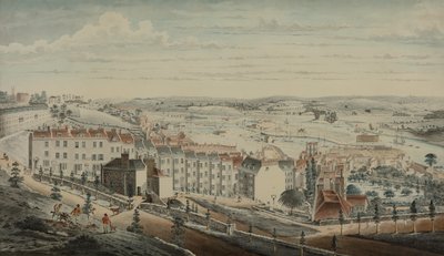 Näkymä Granby Hillille, Clifton, lännestä (akvarelli paperille) tekijältä Lt.Col.William Booth